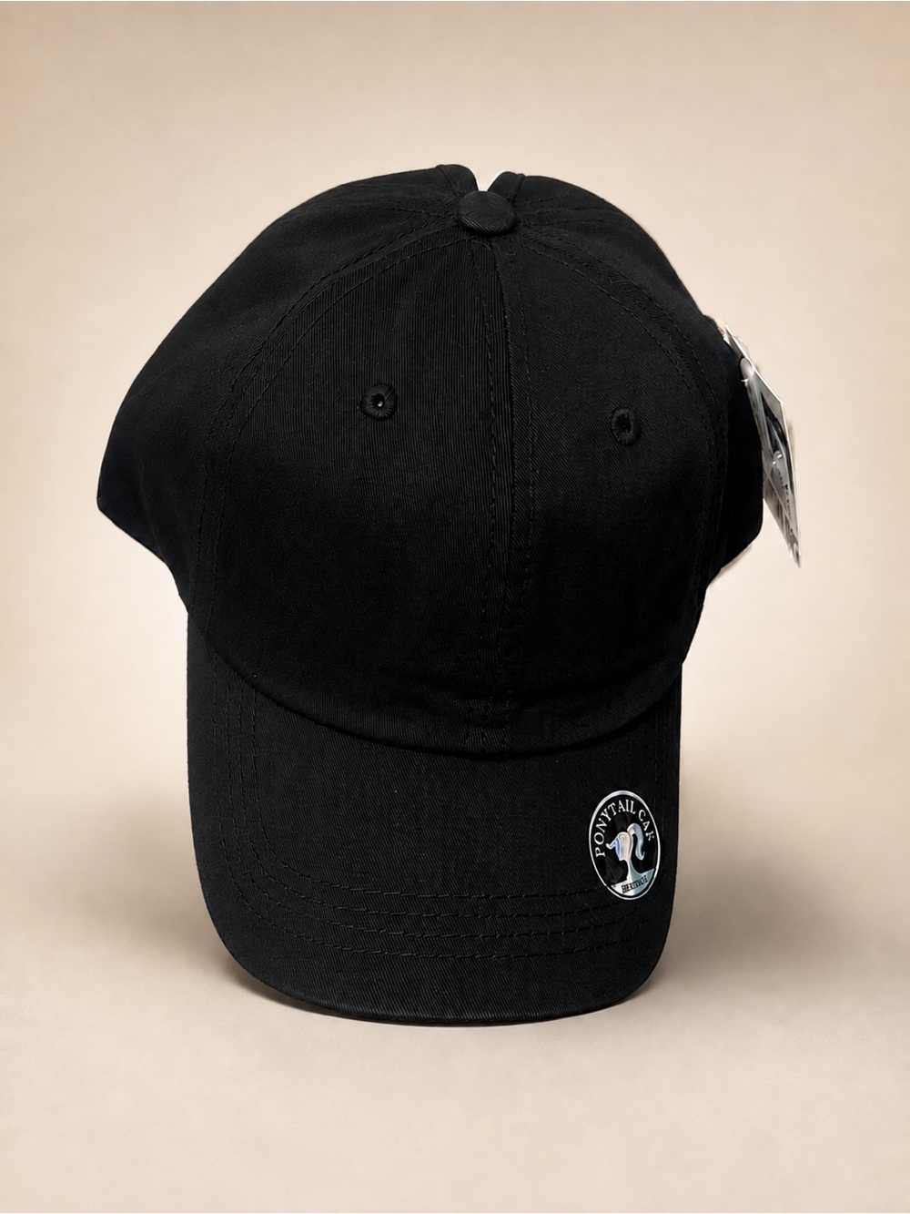 KBETHOS Black Low-Profile Baseball Cap